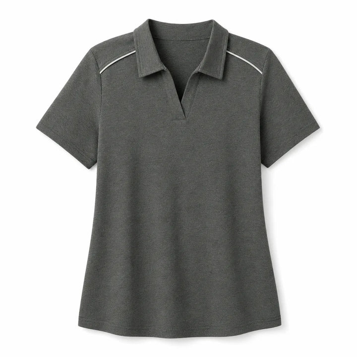 Madeline Polo Shirt - Color:Green;Size:S