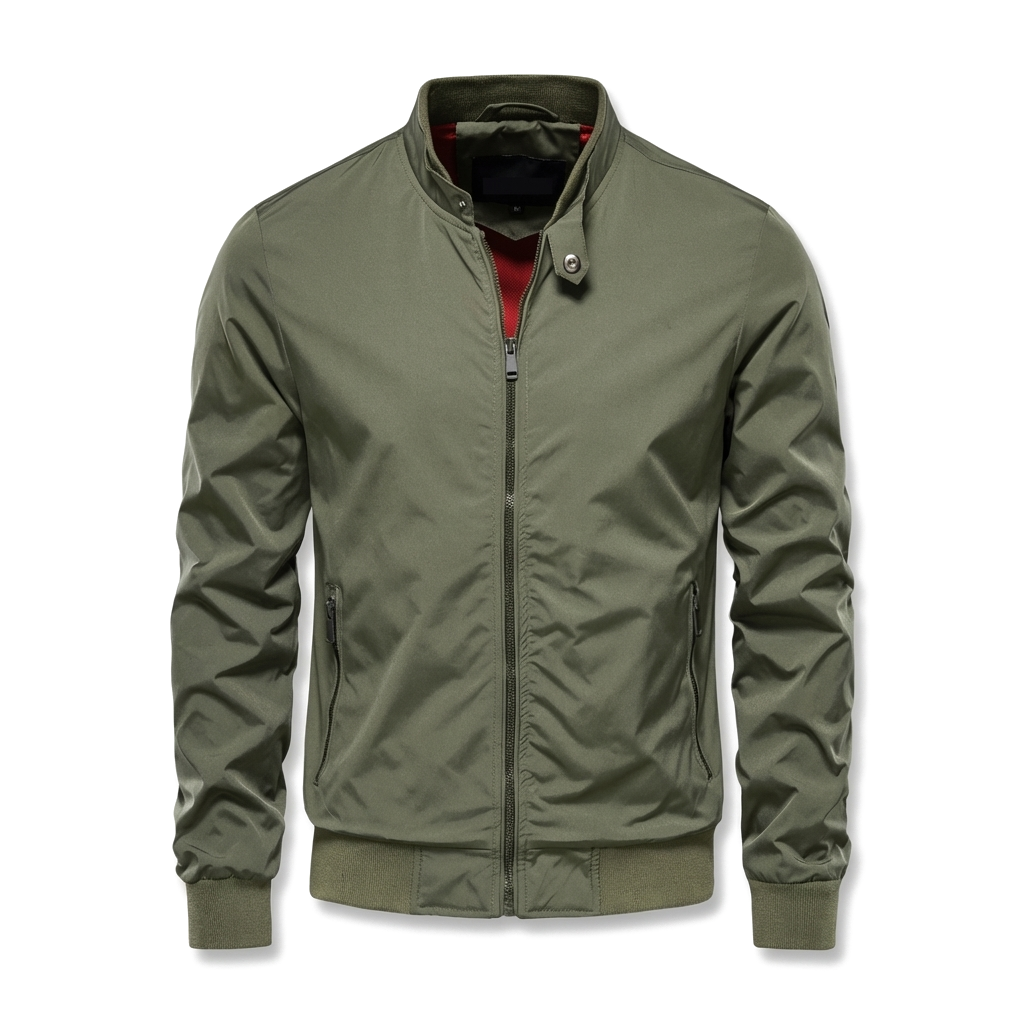 Marcus Dan Jacket - Color:Army Green;Size:L