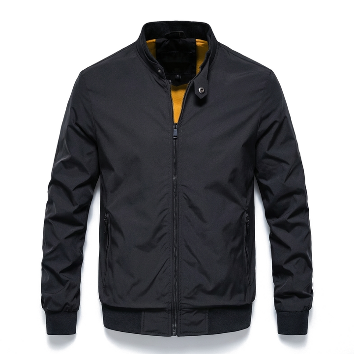 Marcus Dan Jacket - Color:Black;Size:XL