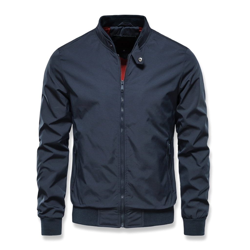 Marcus Dan Jacket - Color:Navy;Size:4XL