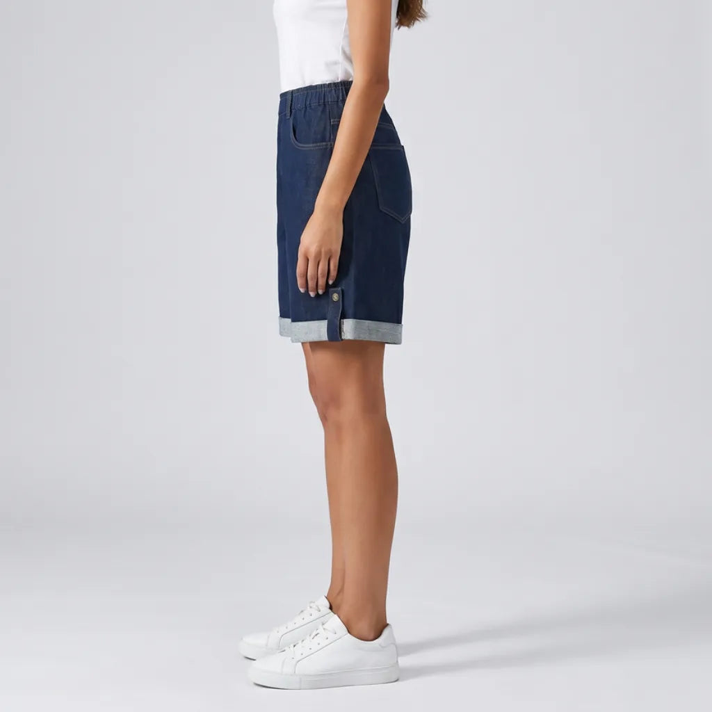 Women's Thatcher High-Rise Wide-Leg Shorts