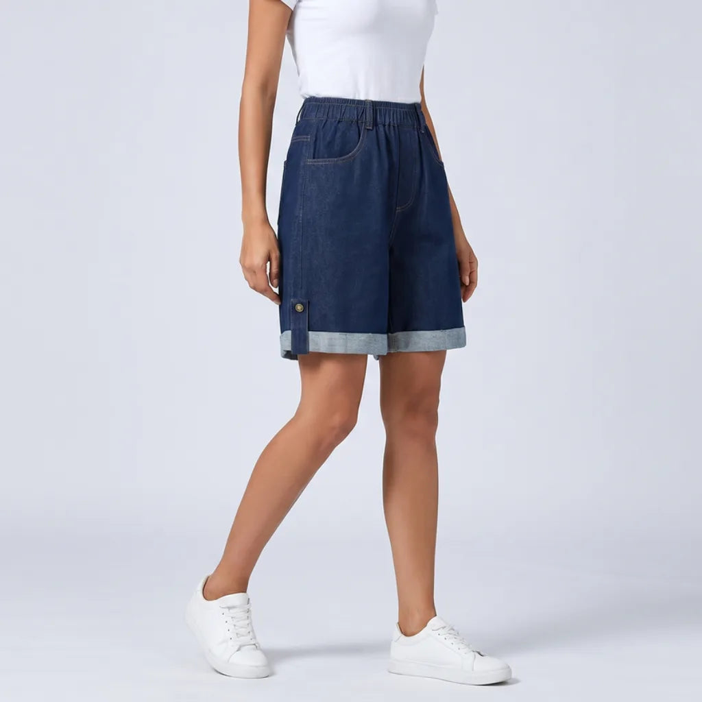 Women's Blue Margaret Denim Shorts