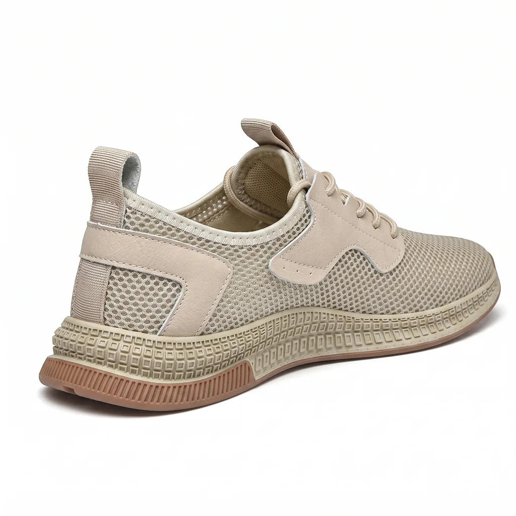 Men's Beige Primrose Mesh Sneakers