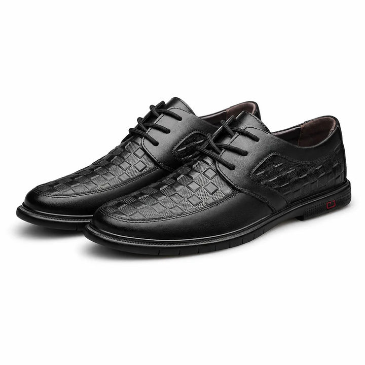 Martin Lace-Up Derbies - Color:Black;Size:38