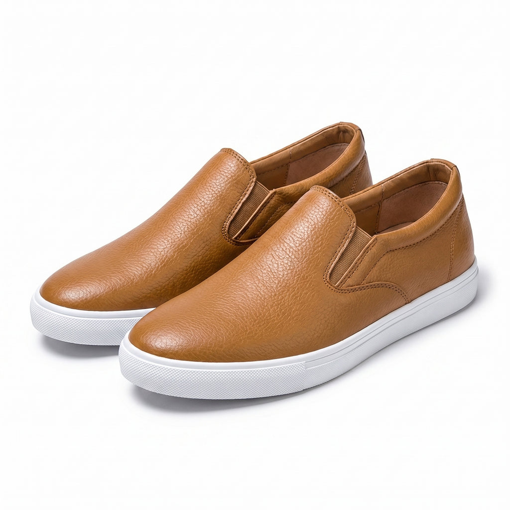 Mason Ridge Slip-On Sneakers - Color:Khaki;Size:39