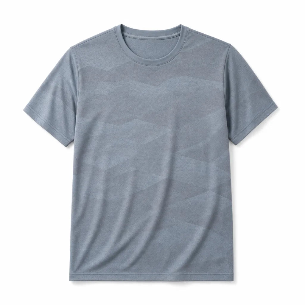 Matthew Crew Neck T-Shirt - Color:Gray;Size:M