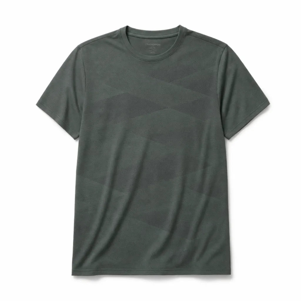 Matthew Crew Neck T-Shirt - Color:Green;Size:M