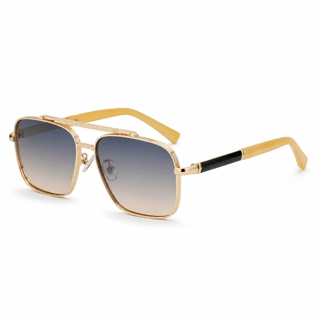 Matthew Double Bridge Shades - Color:Golden Yellow