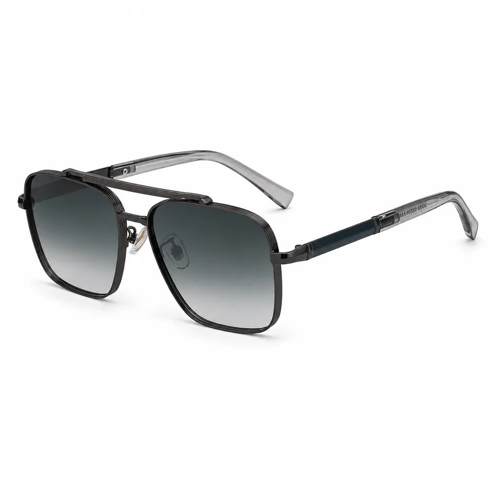 Matthew Double Bridge Shades - Color:Green