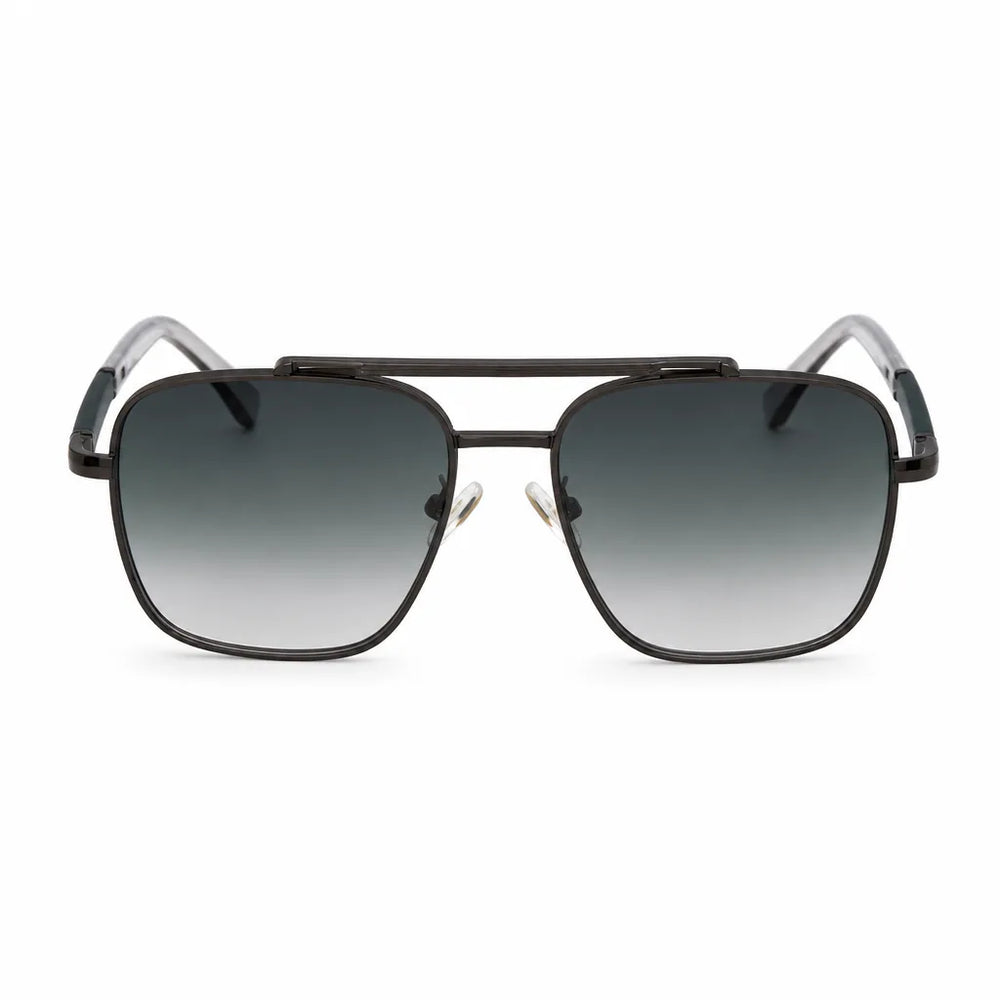 Men's Cunmetal Green Juliet Double Bridge Shades