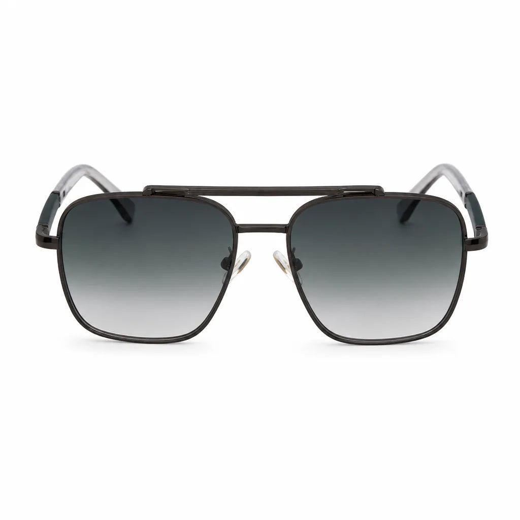 Men's Cunmetal Green Juliet Double Bridge Shades
