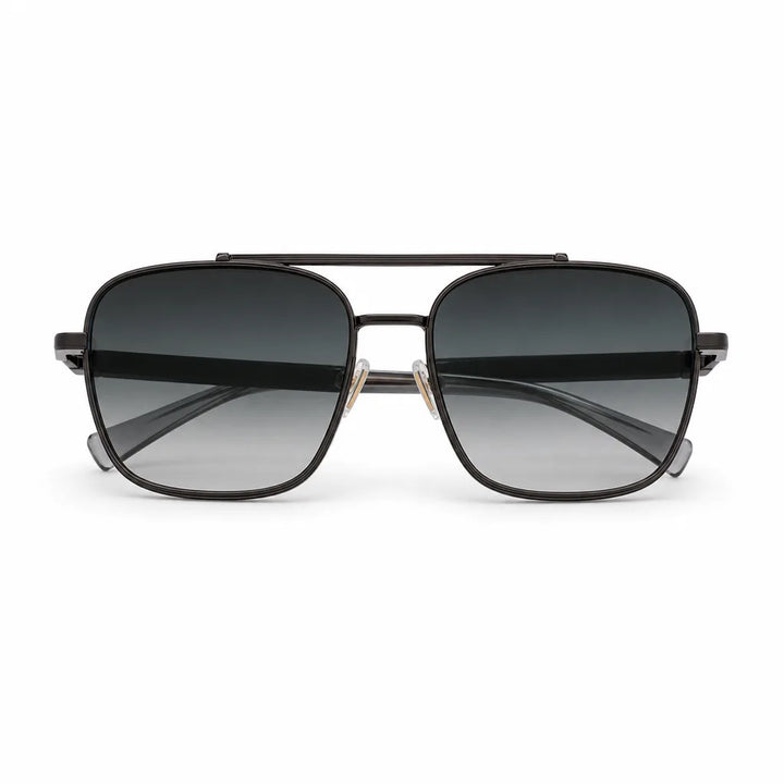 Men's Cunmetal Green Juliet Double Bridge Shades