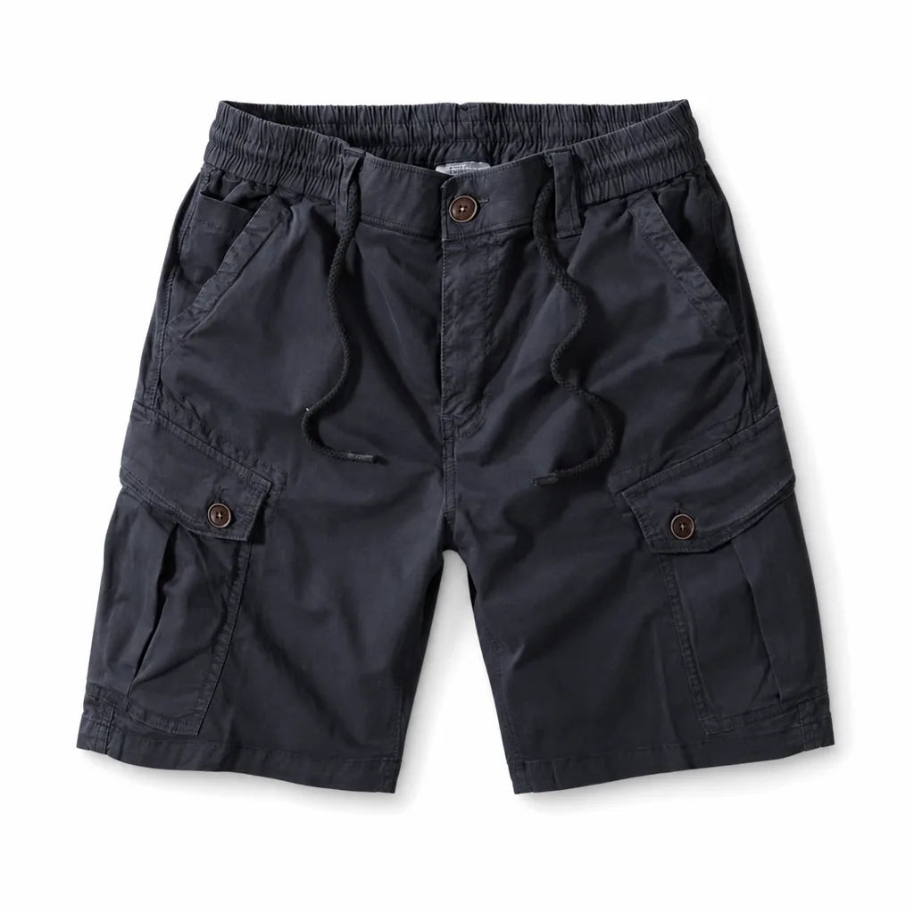 Matthew Loose Cargo Shorts - Color:Gray;Size:S