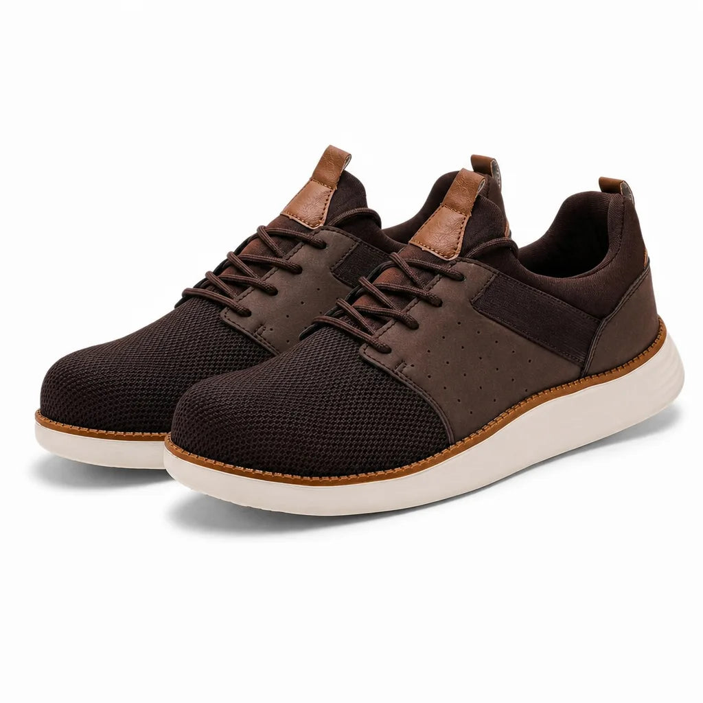 Matthew Low-Top Sneakers - Color:brown;Size:7.5