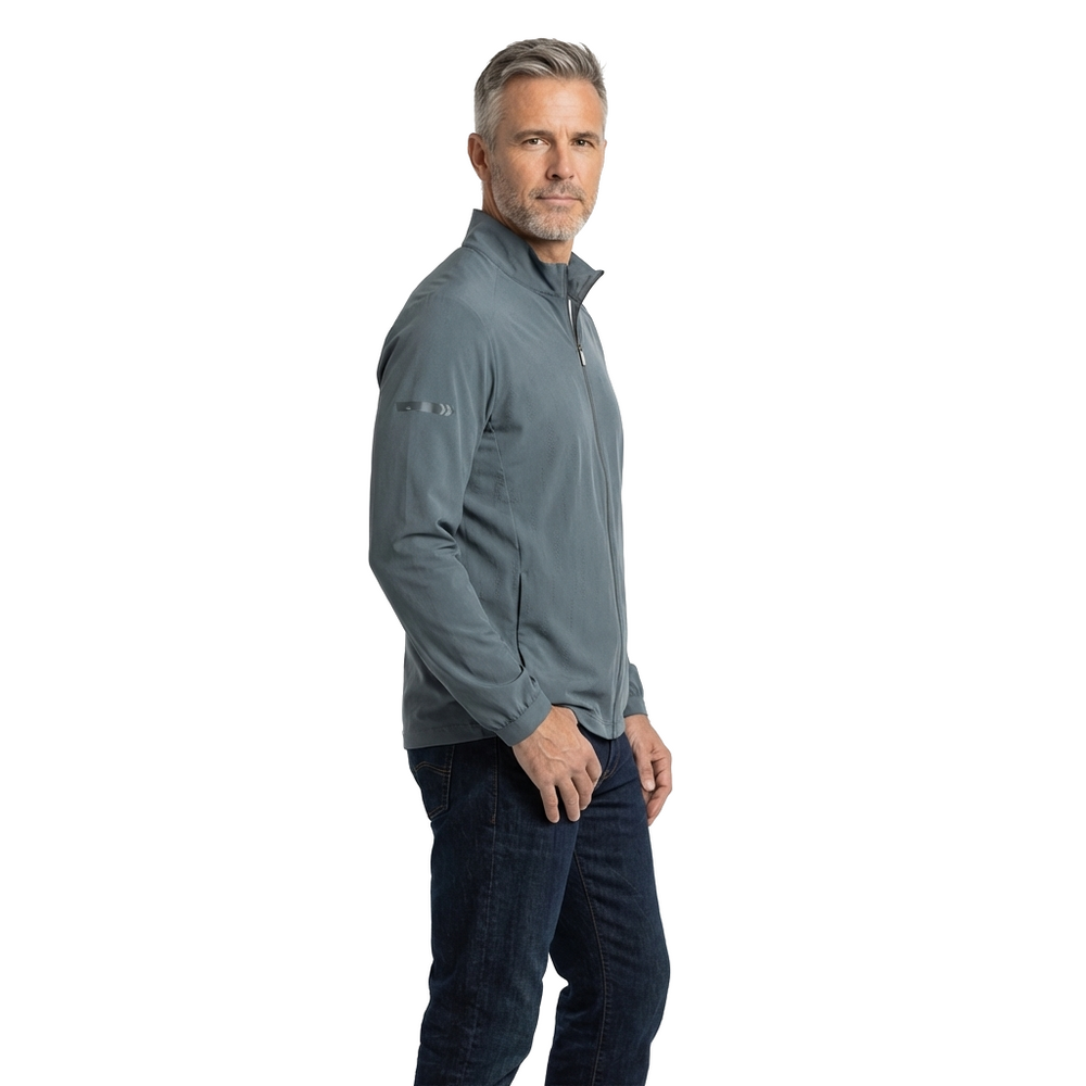 Men's Dark Grey UPF 50+ Hooded Sun Protection Jacket with Breathable Fabric 4