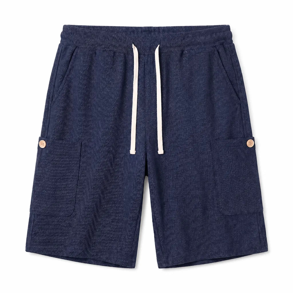 Michael Knit Shorts - Color:Blue;Size:XXS