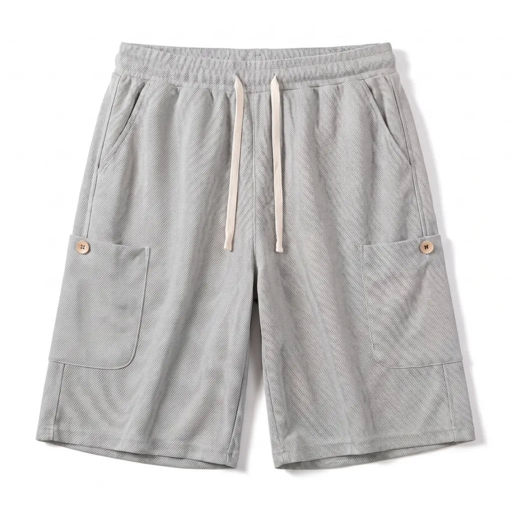 Michael Knit Shorts - Color:Light Gray;Size:XXS