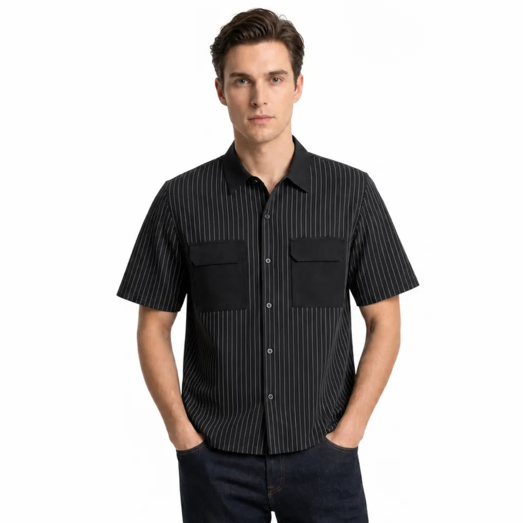 Men's Ronan Striped Short Sleeve Shirt