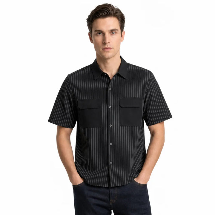 Men's Ronan Striped Short Sleeve Shirt
