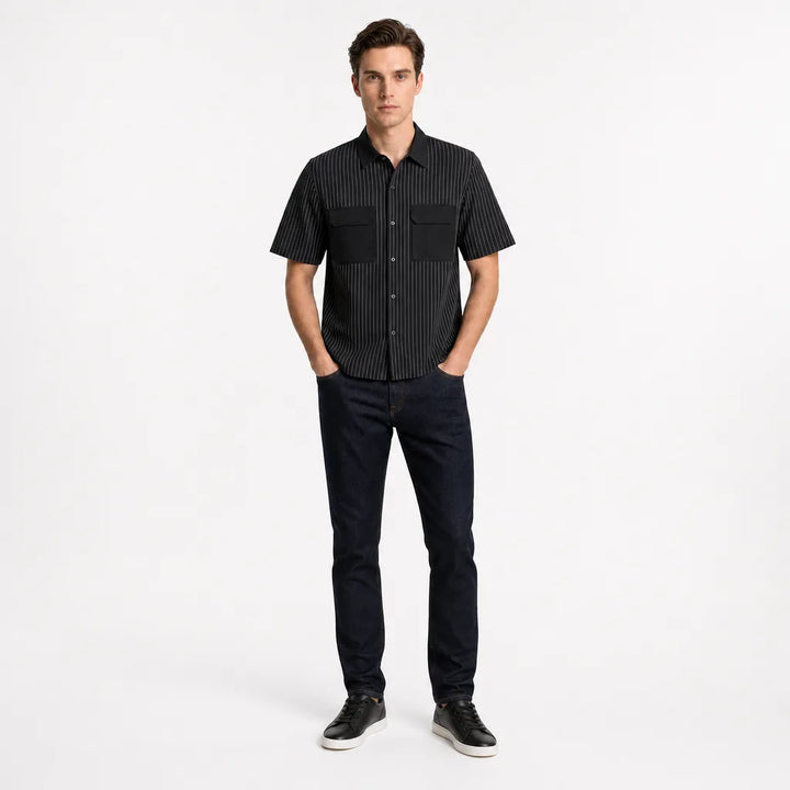 Men's Ronan Striped Short Sleeve Shirt