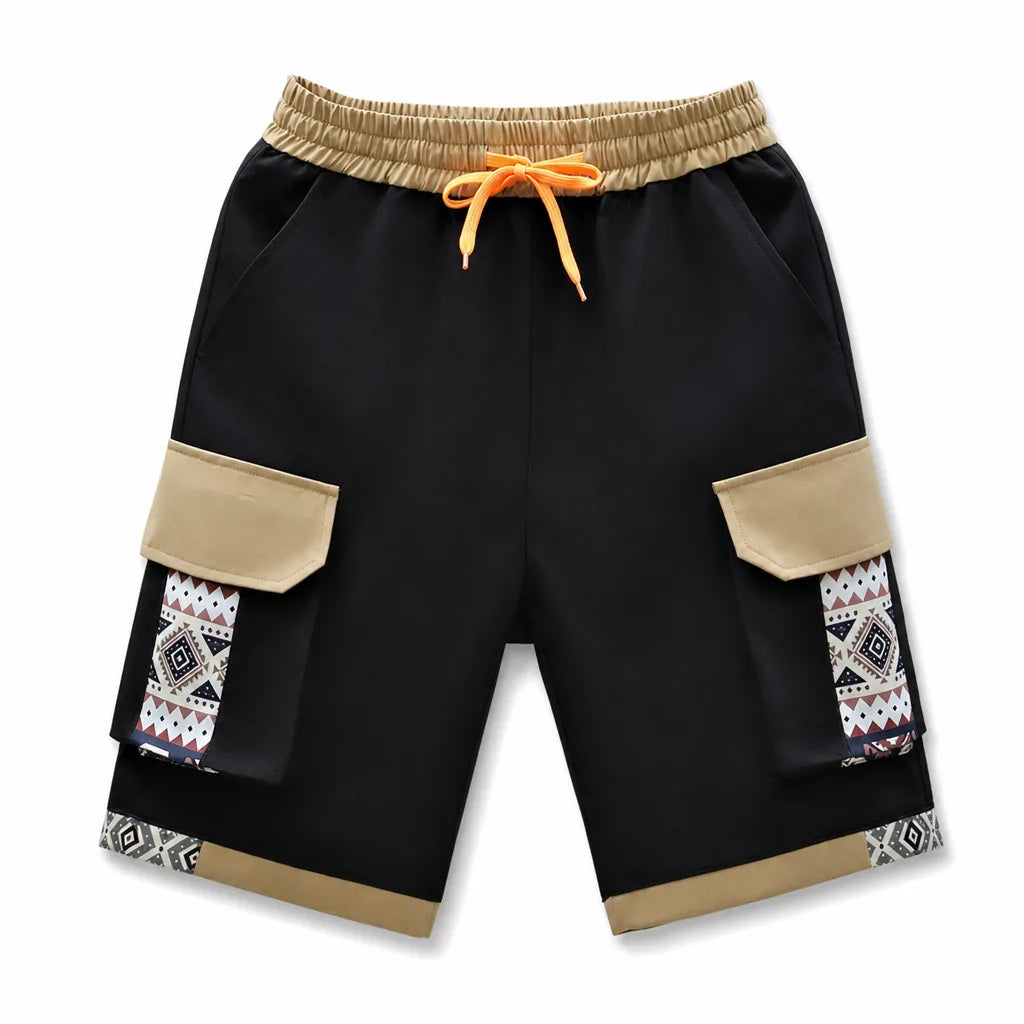 Michael Straight Cargo Shorts - Color:Black;Size:S