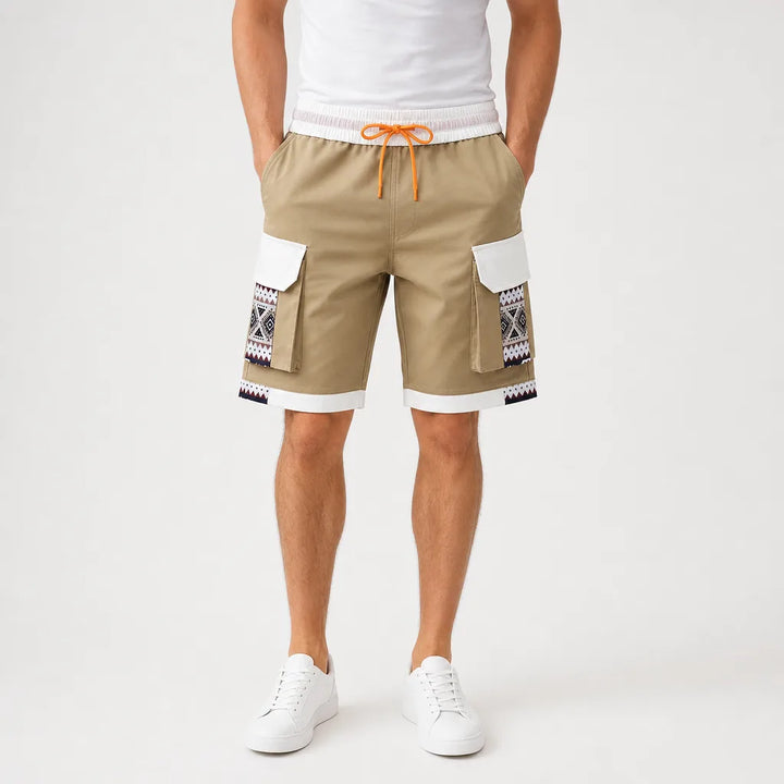 Men's Khaki Bradford Straight Cargo Shorts