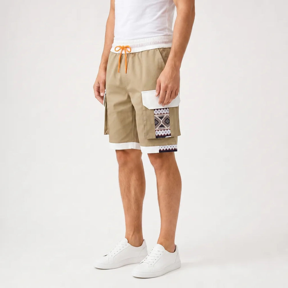 Men's Khaki Bradford Straight Cargo Shorts