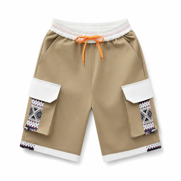 Michael Straight Cargo Shorts - Color:Khaki;Size:S