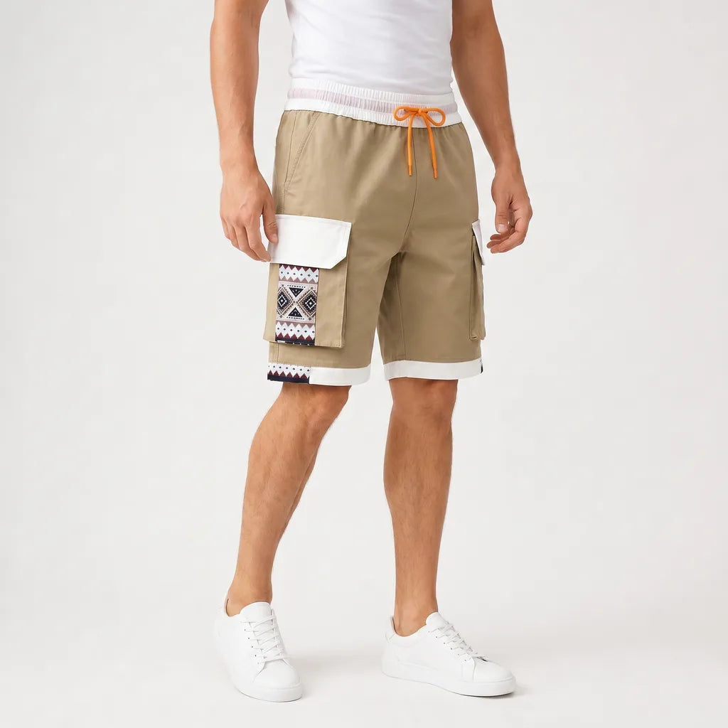 Men's Khaki Bradford Straight Cargo Shorts