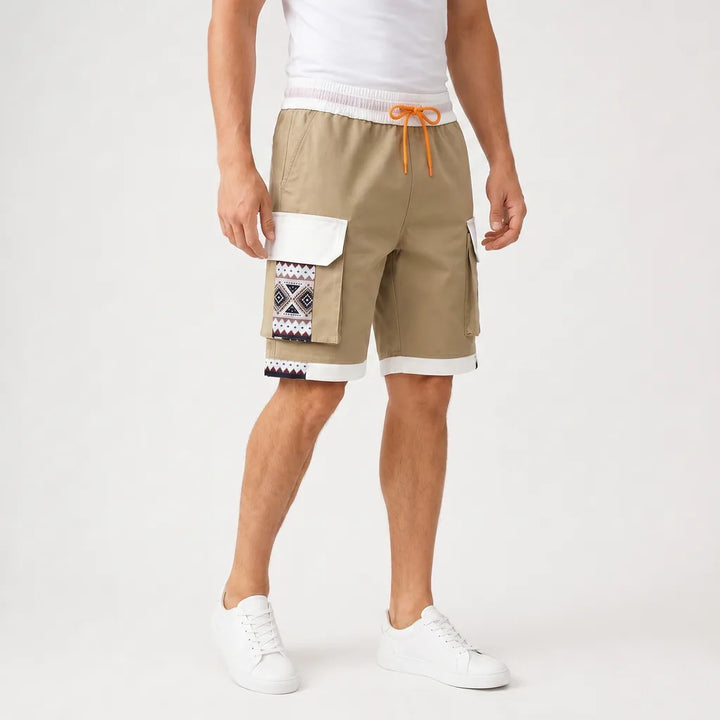 Men's Khaki Bradford Straight Cargo Shorts