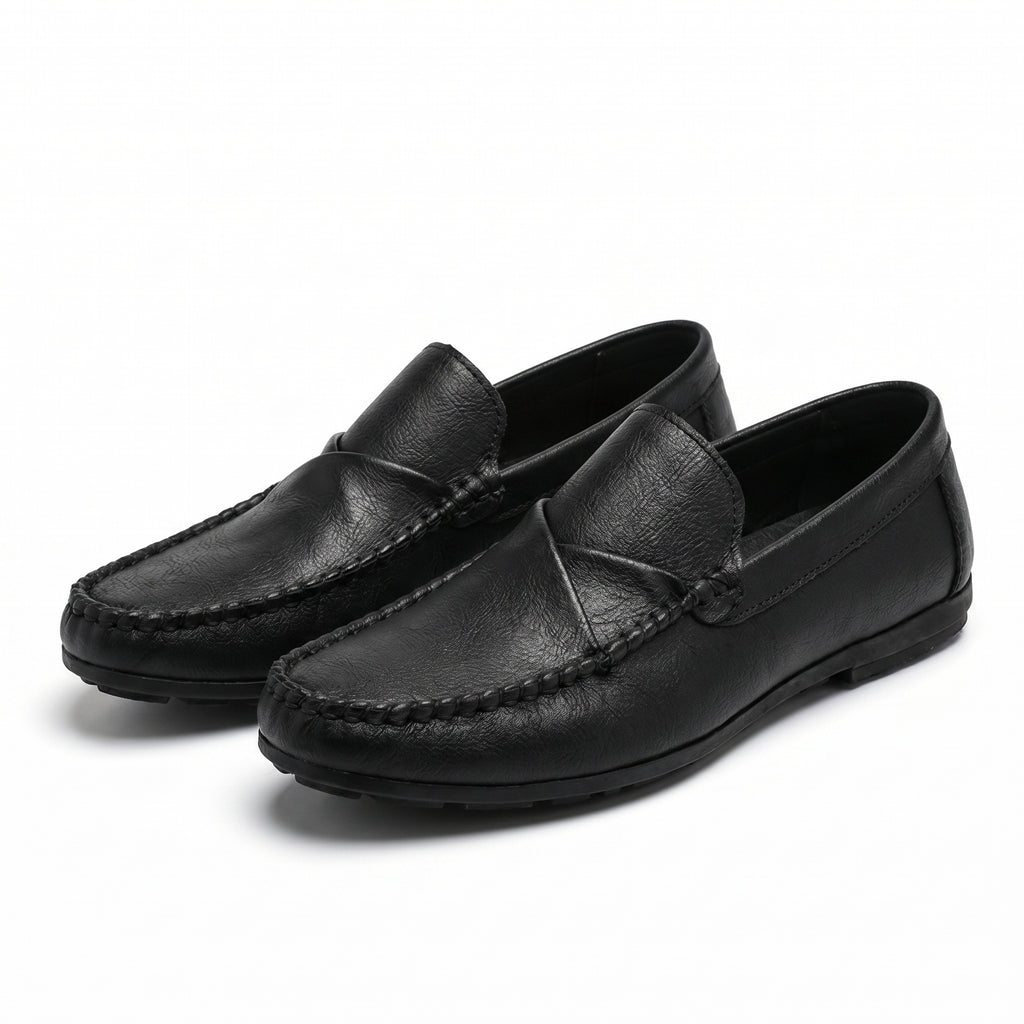 Naomi Vance Slip-On Loafers - Color:Black;Size:39