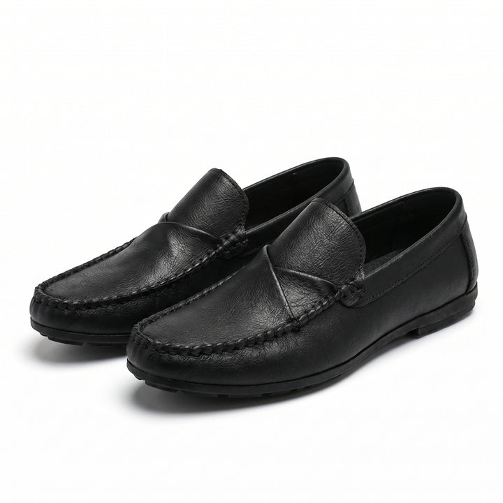 Naomi Vance Slip-On Loafers - Color:Black;Size:39