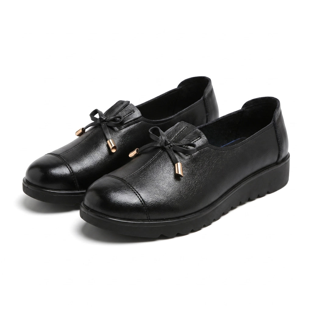 Natalia Slip-On Loafers - Color:Black;Size:35