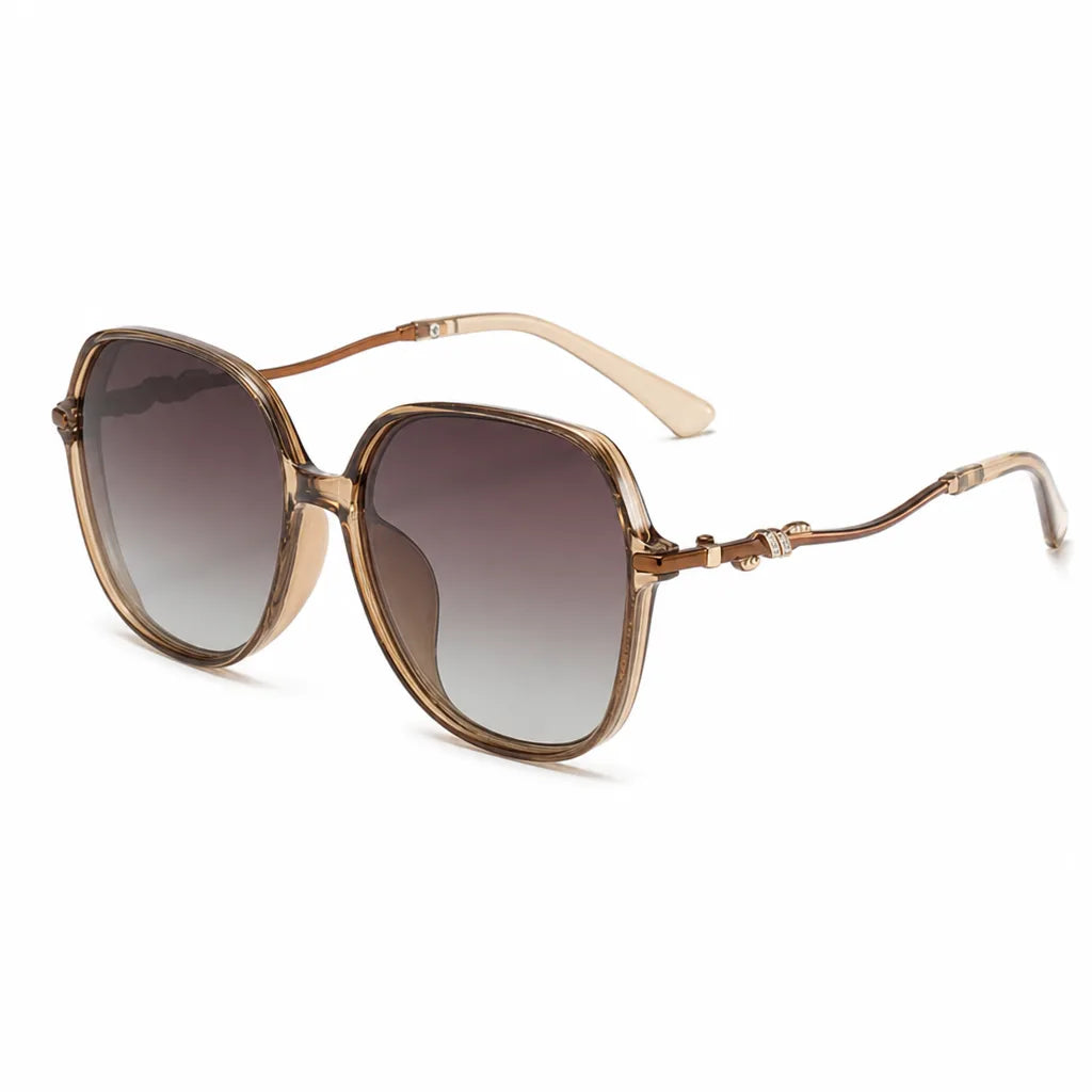 Natalie Square Shades - Color:Brown