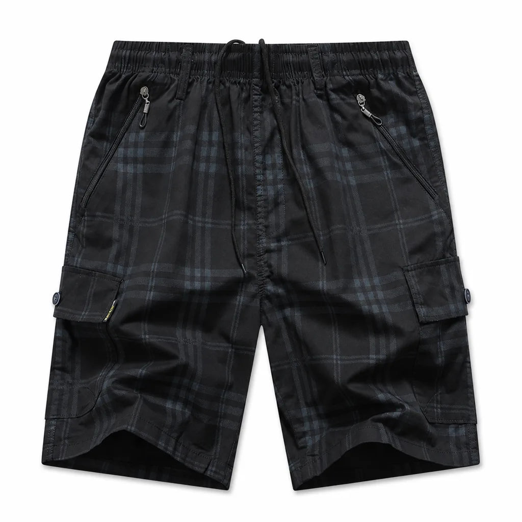 Nathan Cotton Shorts - Color:Blue;Size:M