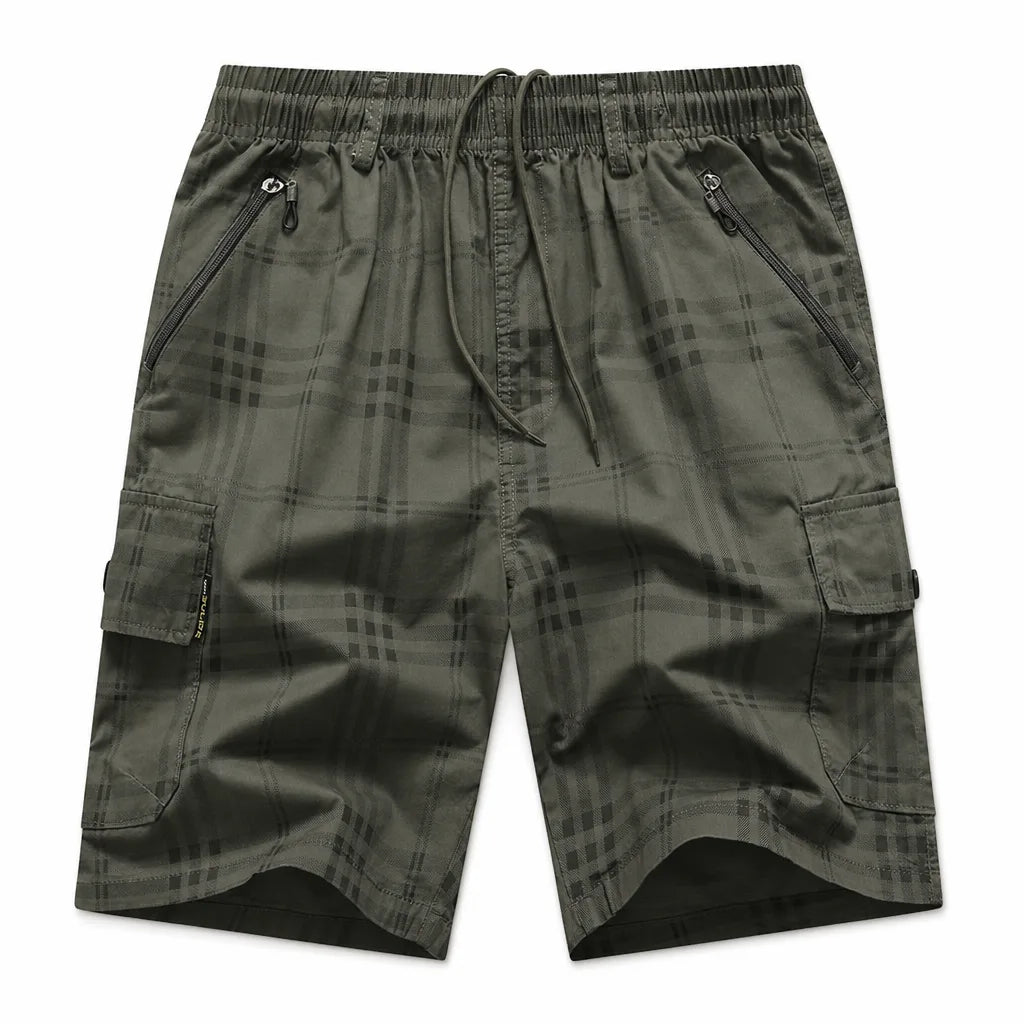 Nathan Cotton Shorts - Color:Green;Size:M