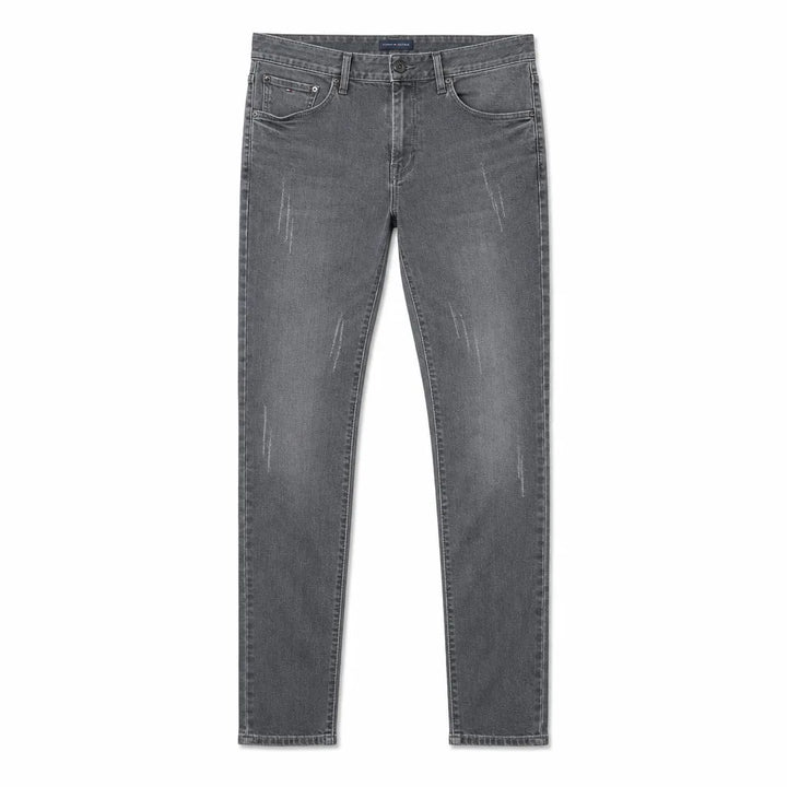 Nathan Cotton Slim Jeans - Color:Gray;Size:27