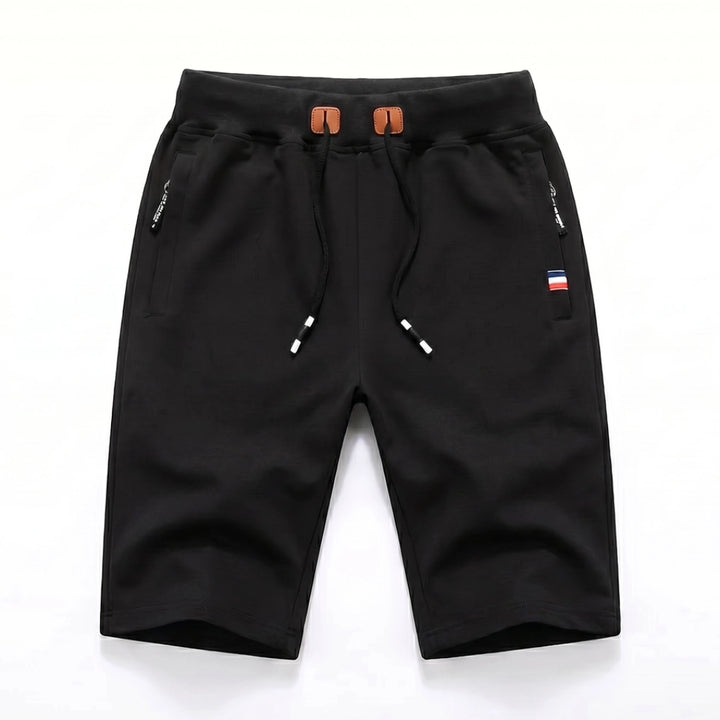 Nathan  Drawstring Shorts - Color:Black;Size:S