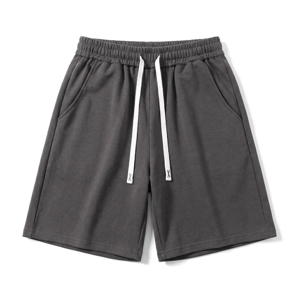 Nathaniel Loose Fit Shorts - Color:Dark Gray;Size:S