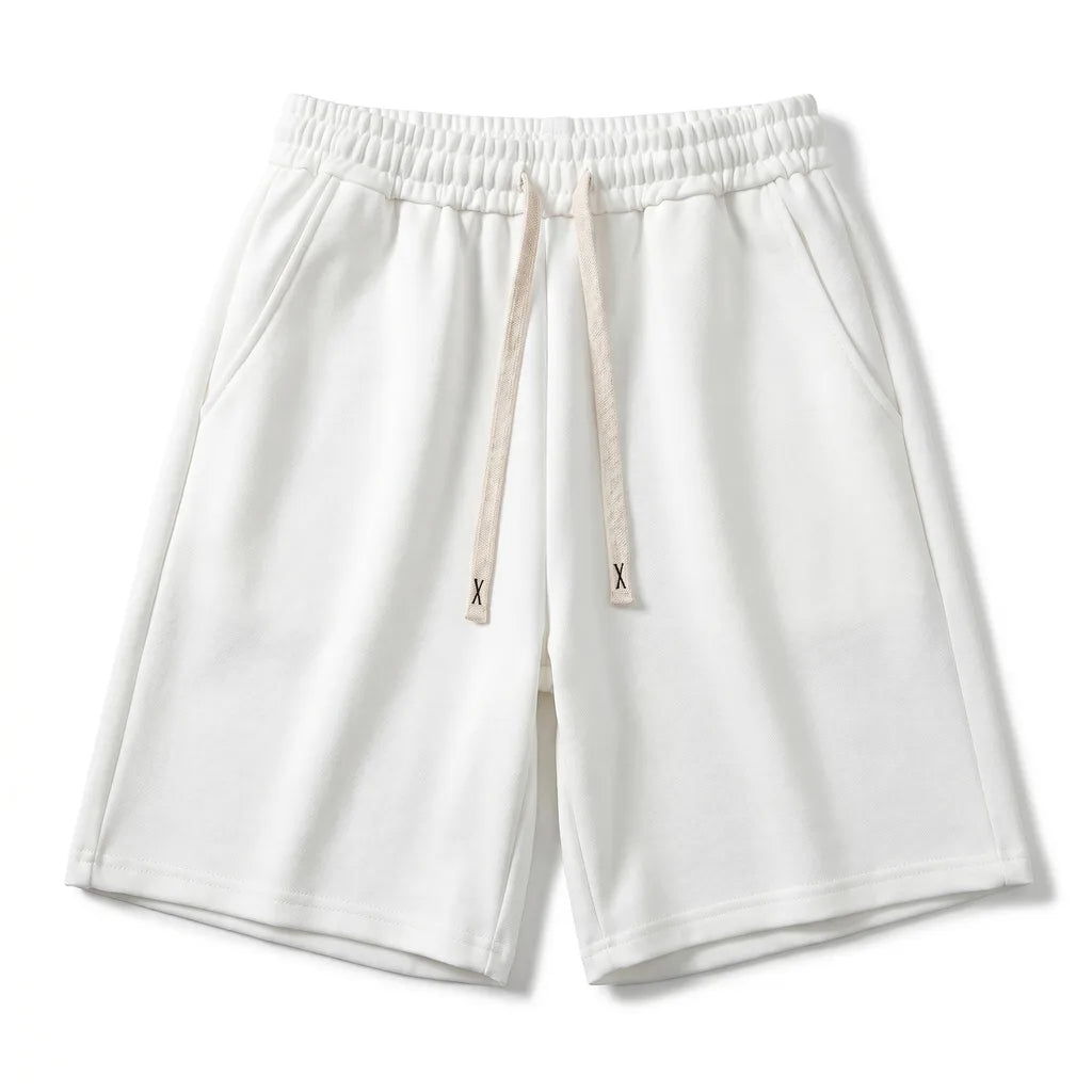 Nathaniel Loose Fit Shorts - Color:White;Size:S