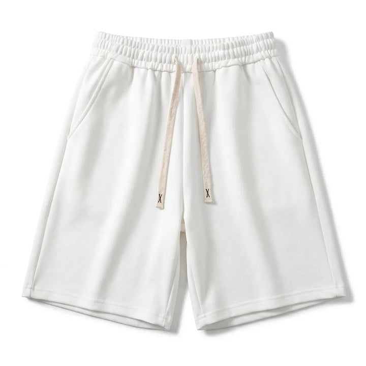 Nathaniel Loose Fit Shorts - Color:White;Size:S