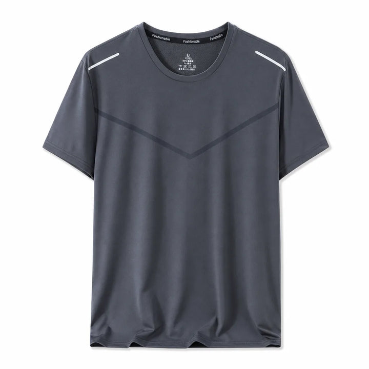 Nicholas Crew Neck T-Shirt - Color:Dark Gray;Size:S