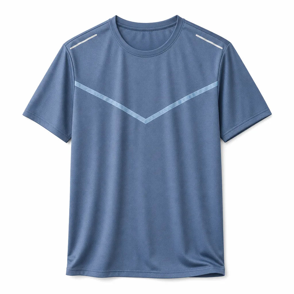 Nicholas Crew Neck T-Shirt - Color:Haze Blue;Size:S