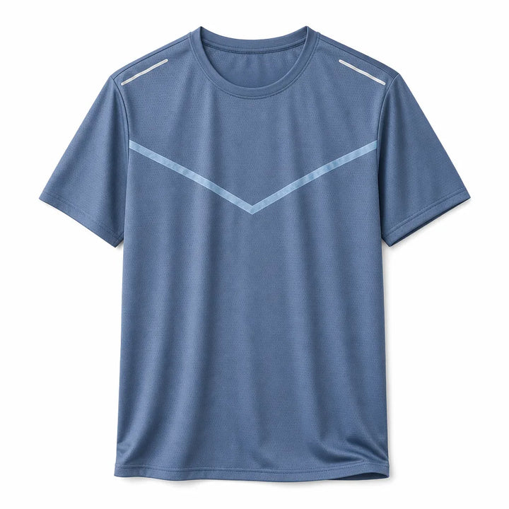 Nicholas Crew Neck T-Shirt - Color:Haze Blue;Size:S