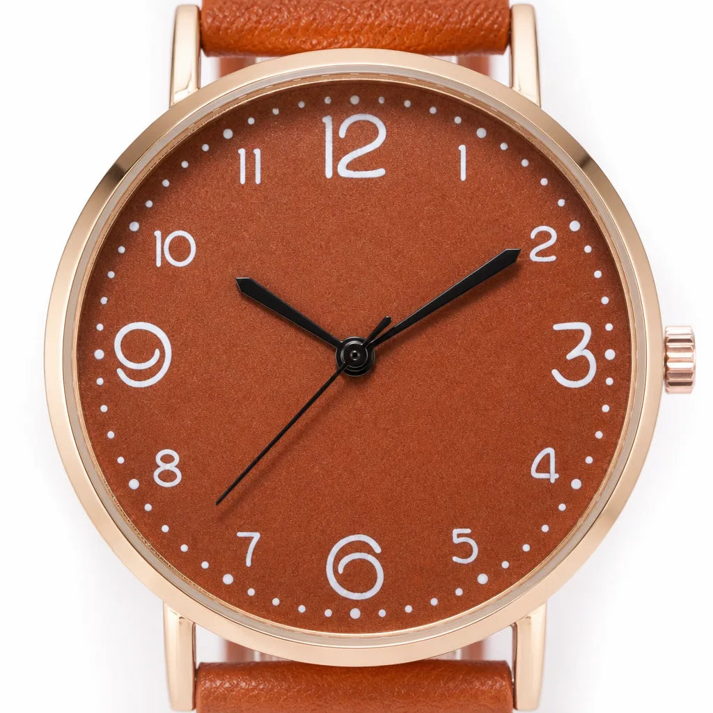 Women's Brown Monroe Minimal Quartz Watch