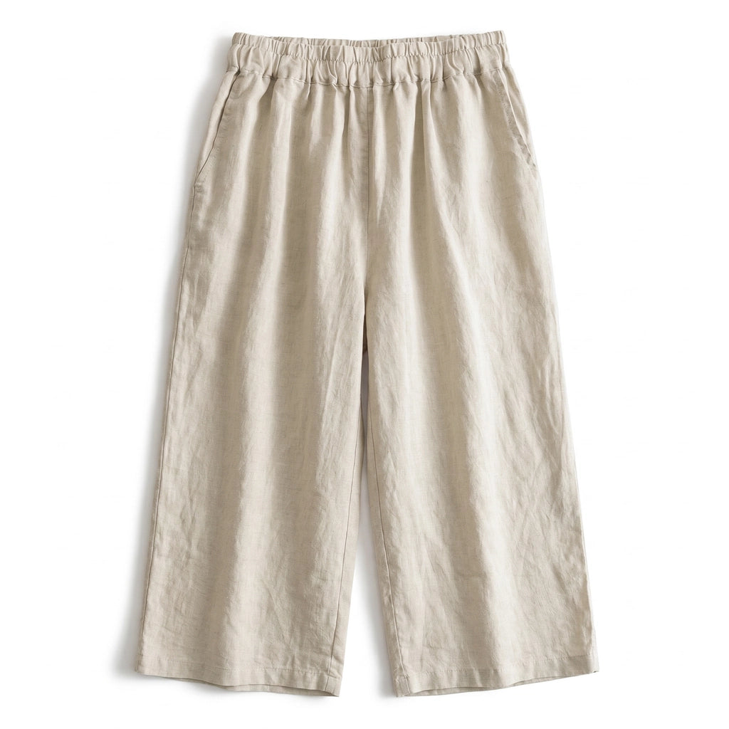 Noelle  Culottes Pants  - Color:Apricot;Size:S