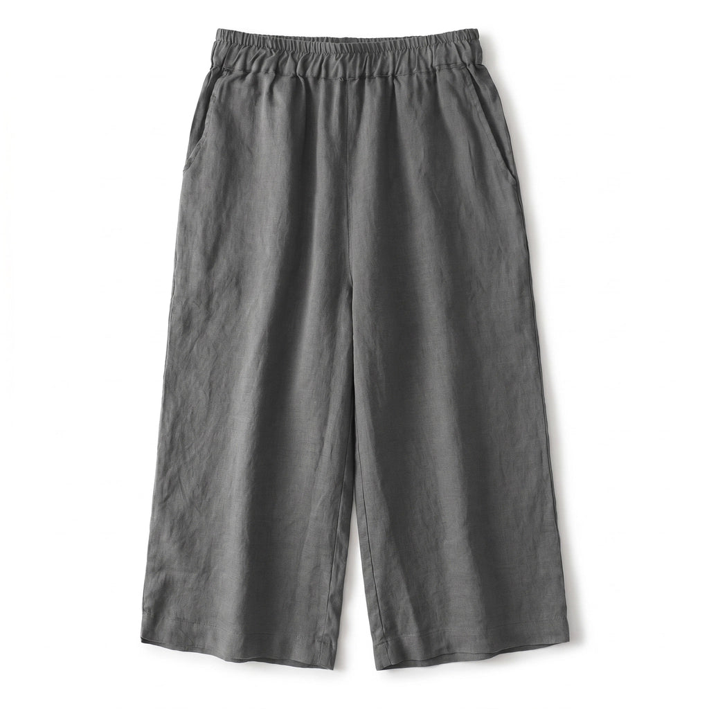 Noelle  Culottes Pants  - Color:Gray;Size:S