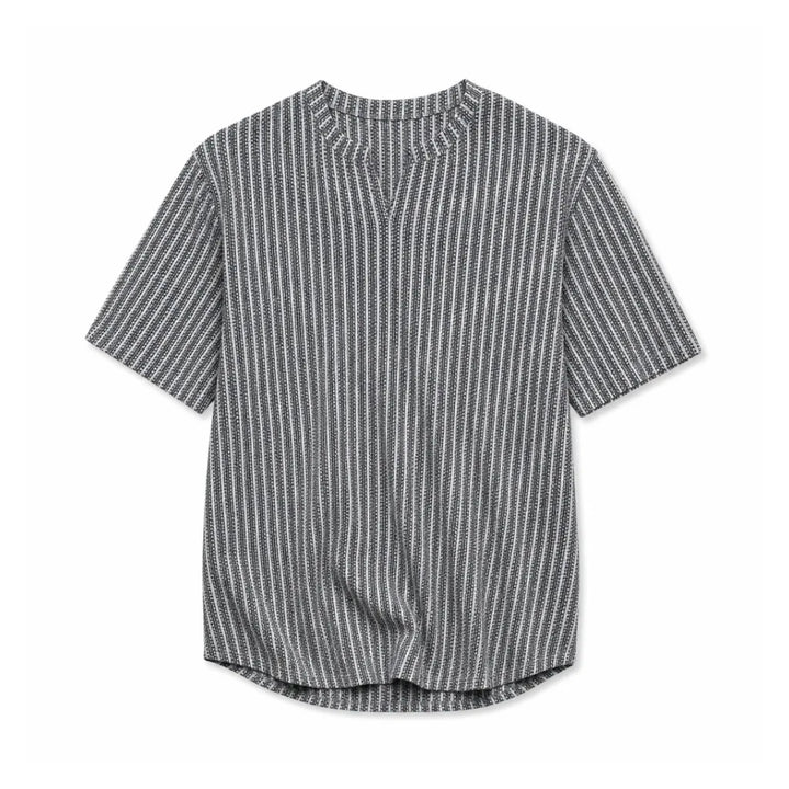 Nolan V Neck T-Shirt - Color:Gray;Size:S