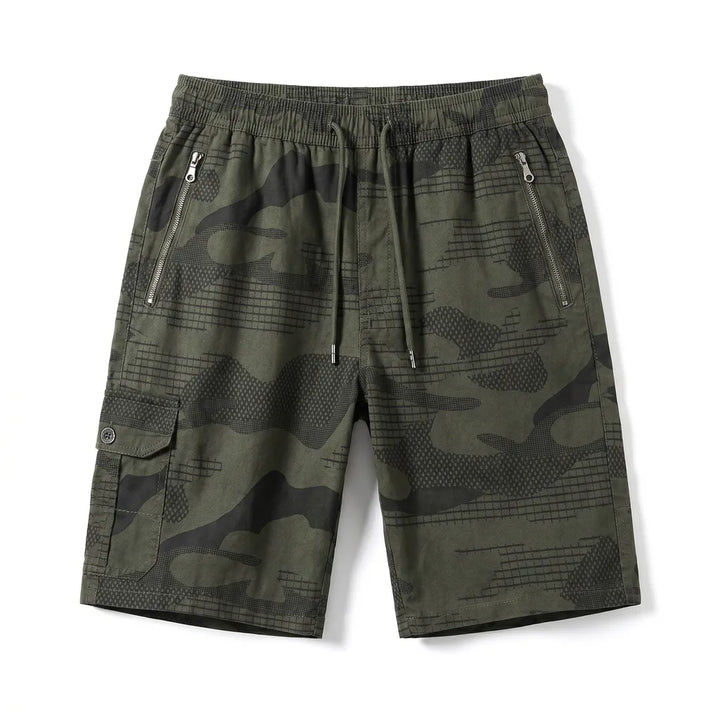 Owen Cotton Cargo Shorts - Color:Army Green;Size:M