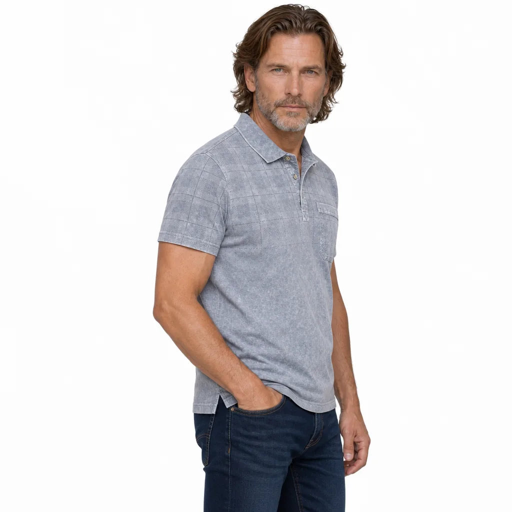 Men's Gray Benson Polo Shirt (Copy)